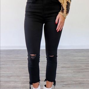 Black boutique jeans